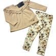 Komplet  bawełniany dla dziewczynki BLUZKA + LEGGINSY - Star Kids